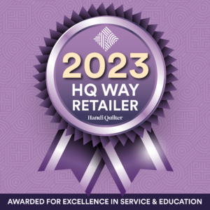 HandiQuilter 2023 HQ Way Retailer Award